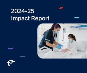 impact report cover healthcare provider treating child